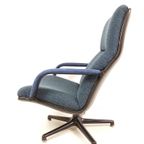 Artifort Swivel Chair Blue | F141 Geoffrey Harcourt Bureau thumbnail 6