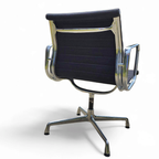 Ea 107 / 108 Alu- S / Eames / Vitra Office Chair / Black Hupsak Fabric / Chrome Frame thumbnail 13