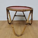 Vintage Rotan, Rattan, Bamboe Salontafeltje, Bijzettafeltje thumbnail 6