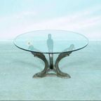 Bonzen Salontafel, Peacock. Hollywood Regency Tafel. Vintage thumbnail 10