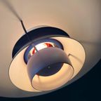 Originele Vroege Louis Poulsen Ph5 Schalenlamp Paars 1960 thumbnail 11