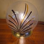 Vintage Murano Tafellamp Bureaulamp Tafel Lamp Messing thumbnail 4