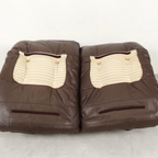 Ligne Roset Marsala - Fauteuil En Ottman - Bruin Leder thumbnail 11