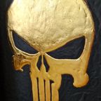 Punisher Skull Verguld 23Ct Goud In Lijst thumbnail 7