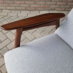 Vintage Fauteuil Teakhouten Deense Fauteuil Mid Century thumbnail 5