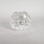 Kosta Boda - Design Bengt Edenfalk - 'iglo' - Kristal - Kaarsenhouder - 3e Kwart 20e Eeuw thumbnail 4
