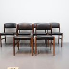 Vintage Eetkamerstoelen | Set Van 6 | Palissander thumbnail 11