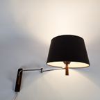 Vintage - Ellebooog/Knikarm Wandlamp - Teak - Chroom - 1960'S thumbnail 6