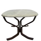 Vintage Salontafel Marmer Hout Minimalist Design Zweden thumbnail 21