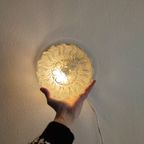 Vintage Plafondlamp Plafonnière Wandlamp Glas Organisch thumbnail 10