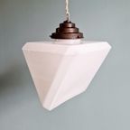 Art Deco Hanglamp, Driehoekige Prismavorm, 1920-30 thumbnail 12
