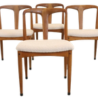 4x Johannes Andersen Voor Uldum Juliane Stoelen 'dyrepark' Vintage thumbnail 16
