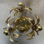 1970’s Flower Ceiling / Wall Lamp – Hollywood Regency thumbnail 5