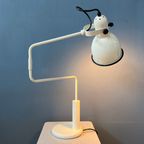 Anvia Elbow Tafellamp Van Hoogervorst - Witte Swing-Arm Bureaulamp - Mid Century Office Lamp thumbnail 3