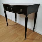 Antiek Vintage Mahonie Houten Sidetable, Bijzettafel 606 thumbnail 7