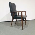 Mid-Century Fauteuil With High Backrest By German Designer Josef Hillerbrand thumbnail 5
