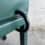 Set Fo 4 Arcadia Green Leather Chairs By Paolo Piva For B&B Italia thumbnail 15