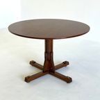 Houten Ronde Eettafel Van Isa Bergamo Met Uniek Onderstel thumbnail 9