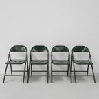 Set Van 4 Industriële Stalen Klapstoelen Du-Al Dare Inglis thumbnail 8