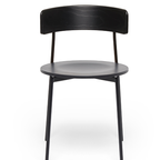 Fest Friday Dining Chair - No Arms - Back Wood Black thumbnail 2