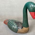 Vintage Grote ‘lokeend’ – Hout thumbnail 3