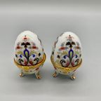 Set Vintage Porseleinen Sieraden Eieren thumbnail 4