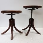 Set Van 2 Industriele Vintage Draaikrukken In Thonet Stijl, Begin 1900 thumbnail 4