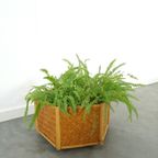 Rotan Bamboe Plantenbak Op Wielen, Bloempot thumbnail 10