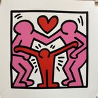 Keith Haring Untitled Family, Licensed By Artestarny And Printed In U.k. thumbnail 2