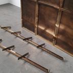 Belgo Chrom Glass Brass Freestanding Wall Unit Regency Bar thumbnail 17