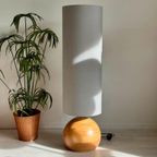 Vintage Xl Beuken Bollamp Vloerlamp thumbnail 9