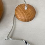 Metalen Hanglamp Met Teak Houten Uitstraling thumbnail 4