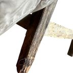 Vintage Industrieel Krukje / Bijzettafeltje / Plantentafel thumbnail 2