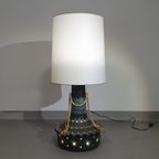 German Ceramic Vase Lamp / Rope Oversized Floor Lamp thumbnail 23