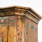 Antieke Beschilderde Bruidskast 1817 thumbnail 5