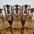 Brocante Queen Ann Eettafelstoelen Stoelen Set Prijs thumbnail 5