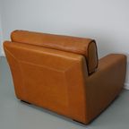 Roche Bobois Clubfauteuil In Tan/Cognac Nekleer thumbnail 14