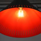 Leuke Zwart En Oranje Lyfa Hanglamp / Mid Century Modern Lamp | Jaren 60 Lamp *** Denemarken Jare thumbnail 9