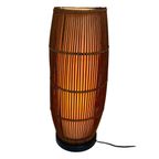 1950’S - Oval Shaped - Tiki Style Lamp - Mid Century Modern thumbnail 5