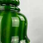 Rare Green Glass Pendant Light By Peill And Putzler 1960 thumbnail 7