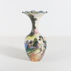 Unique Italian Glazed Floor Vase From 1960’s thumbnail 2