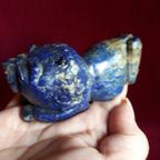 Sassanische/perzische (4/7e Eeuw) Lapis Lazuli Leeuw Amulet thumbnail 3