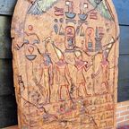2 X Fraai Gedetailleerde Egyptische Ceremoniële Panelen. thumbnail 15