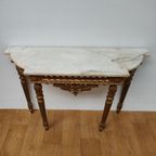 Barok Rococo Wandconsole Sidetable Met Marmer Blad En Spiegel 02 thumbnail 17