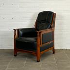 Art Deco Schuitema Mannelijke Fauteuil – Tijdloze Luxe En Comfort thumbnail 4