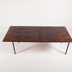 Mid-Century Architectural Rosewood Top Table, 1960’S Denmark thumbnail 4