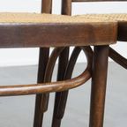 Set Van 2 Tijdloze En Charmante Bistro Stoeltjes In De Stijl Van Thonet Met Uniek Houten Frame thumbnail 10