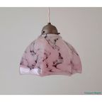 Art Deco Hanging Lamp Pink thumbnail 5