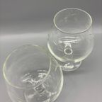 Set Cognacglazen Loodkristal Geslepen Aar 2 Stuks thumbnail 3