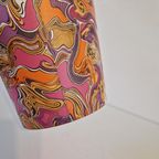 Jaren 70 Kunststof Vintage Blormpot Prullenbak Pot thumbnail 5